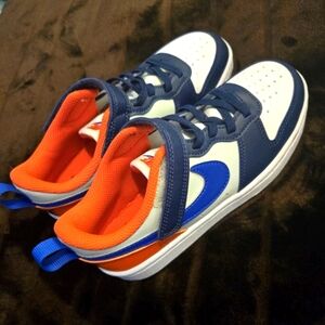 Nike Kids Navy and Orange Sneakers